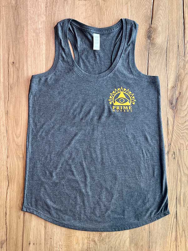 Prime Movers Ladies Grey/Gold Tank